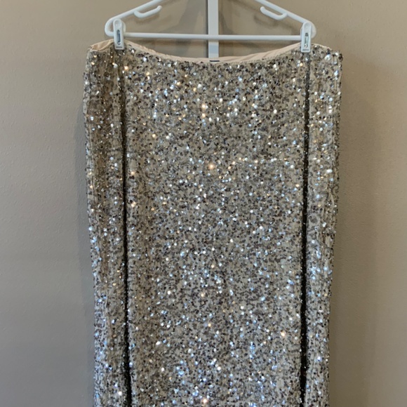 NWT Old Navy Luxe Sequin Maxi Skirt from Holiday Collection - Picture 7 of 13